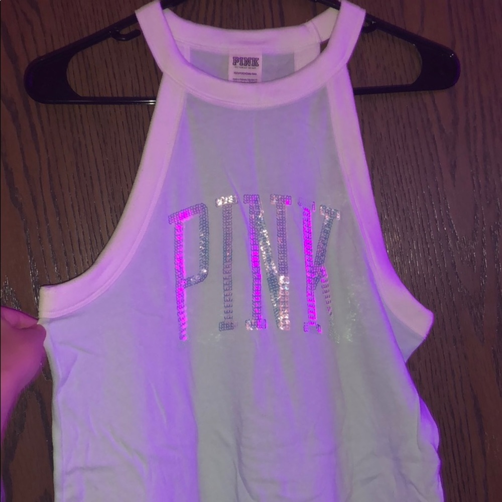 victoria’s secret pink tank top